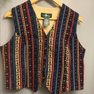 Hunt Club Multicolor Patterned Vest